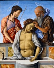 The Dead Christ supported by Angels' by Marco Zoppo
