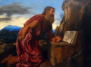Saint Jerome' by Giovanni Girolamo Savoldo
