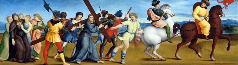 The Procession to Calvary' by Raffaello Sanzio da Urbino
