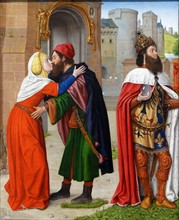 Charlemagne and the Meeting at the Golden Gate' by Jean Hey