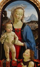 The Virgin and Child with Saint John' by Davide Ghirlandaio