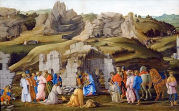 The Adoration of the Kings' by Filippino Lippi