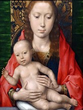 Detail from the Triptych 'Virgin and Child' by Hans Memling