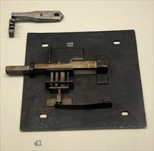 Replica of a tumbler lock and slide key