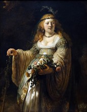 Rembrandt, 'Saskia van Uylenburgh in Arcadian Costume'