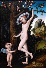 Cranach the Elder, 'Cupid complaining to Venus'