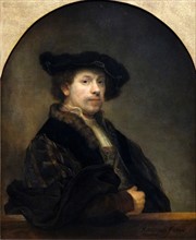Self portrait by Rembrandt Harmenszoon van Rijn