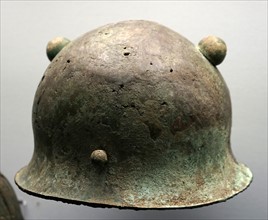 An Aufidus bronze embossed helmet