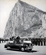 Queen Elizabeth II and Prince Philip in Gibraltar