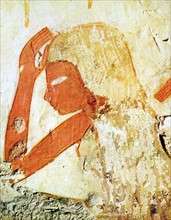Egyptian tomb wall painting