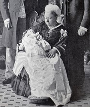 Photograph of Queen Victoria with King Edward VII