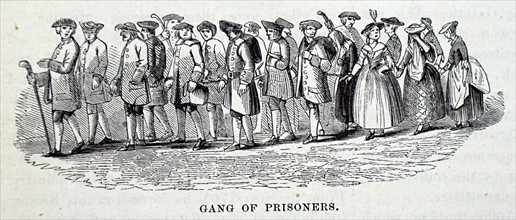 A gang of prisoners in London