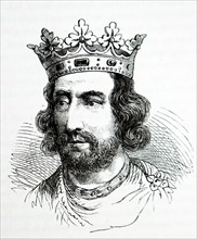 Engraved portrait of Henry III of England