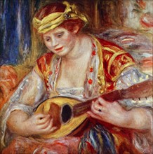 Woman with a Mandolin' by Pierre-Auguste Renoir