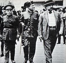 Photograph of José Sanjurjo and Calixto García during the Spanish-American War