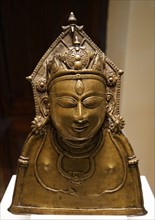 Brass head of the Hindu God Siva