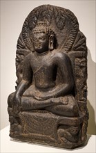 Terracotta statue of the Shakyamuni Buddha