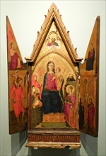 The Virgin and Child enthroned with four saints