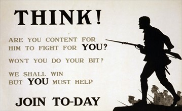 British WWI recruitment poster