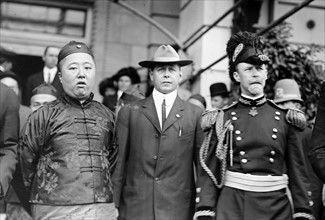 Prince Tsia-Hsun with Secret Service Adjutant Verbeck