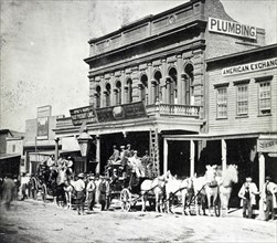 Wells, Fargo & Co.'s Express Office, C Street, Virginia City 1866