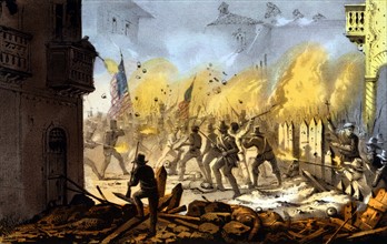 Third day of the siege of Monterey