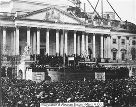 Inauguration of Abraham Lincoln as president of the united states March 4, 1861