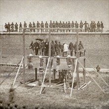 Execution of conspirators of Abraham Lincoln assassination