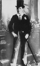 Winston Churchill as Harrow School student circa 1887