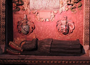 Bristol cathedral in England: Tomb of Dame Joan