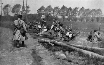 French soldiers during the Second Battle of Artois