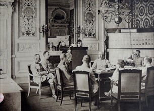 Meeting of senior officers of French General Philippe Petain.