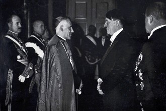Adolf Hitler with the Vatican ambassador