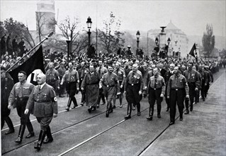 Adolf Hitler, parade, Munich
