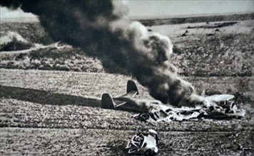 WWII: German aircraft crashed in France