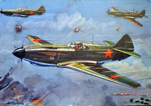 the Lavochkin-Gorbunov-Gudkov LaGG-3 Soviet fighter aircraft of WWII.