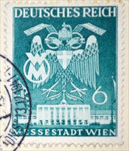 German postage stamp from Austria 1940: World War Two