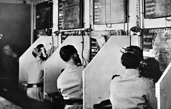 French soldiers at a communications centre, 1940
