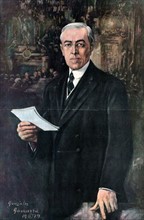 Discours de Wilson à la Conférence de paix de Paris, janvier 1919