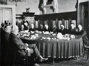 Rome - November 1922 - The first Council of Ministers presided over by 'Mr Mussolini'