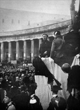 Naples', April 21, 1927-L'on. Rossoni speaks to the Neapolitans Unions