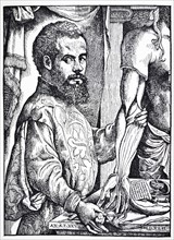 Portrait of the anatomist, Andreas Vesalius, (1514-1564)