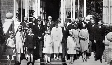 The exiled German royal family at Doorn, Netherlands 1924