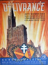 Deliverance' Front cover of a Free French magazine