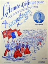 Cover of French patriotic song sheet