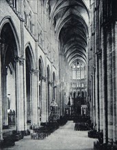 Cathedral of Amiens, Interior., c.1890