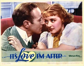 It's Love I'm After' a 1937 American comedy film starring Leslie Howard, Bette Davis