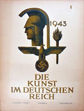1943 cover of 'Die Kunst im deutschen Reich'
