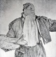 Self-portrait of Olaf Leonhard Gulbransson