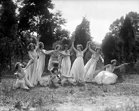National American ballet outdoor practice 1924